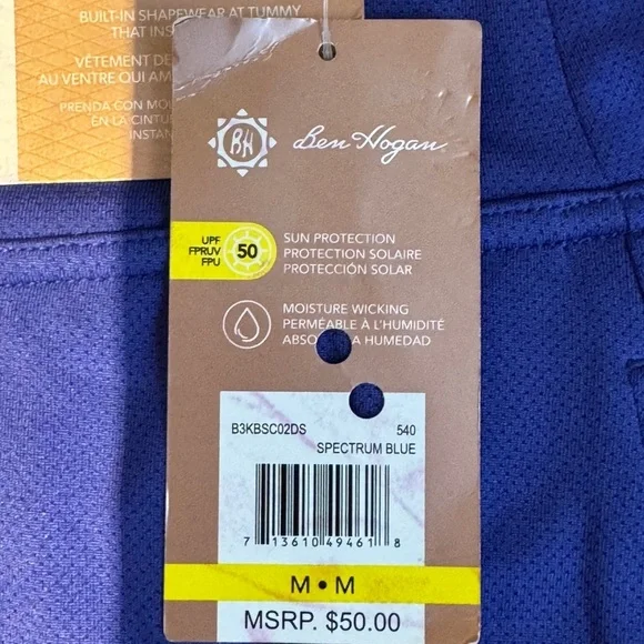 Ben Hogan Women's Blue Skort NWT Size medium - Picture 4 of 7